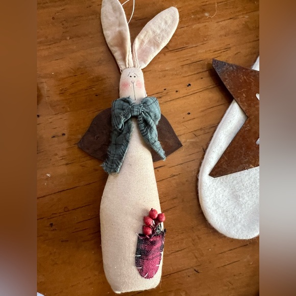 Ornament Lot (5) Vintage- Primitive- Rustic 🎄 - Picture 7 of 9